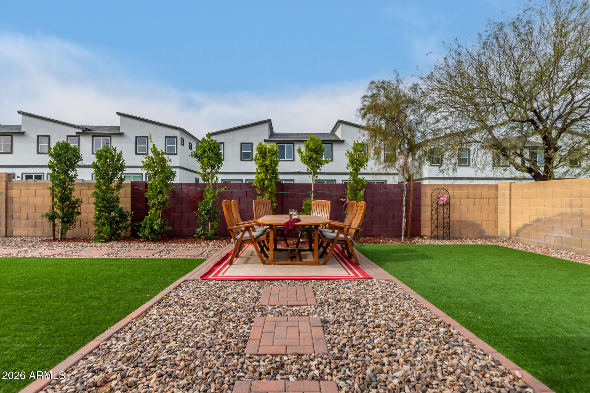 8806 South 9th Street Phoenix, AZ 85042 - Photo 26 of 31 a view of a backyard with sitting area