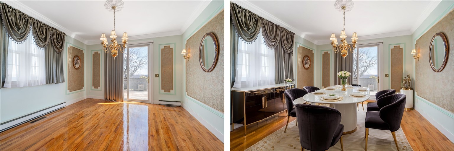 149 Thomas Road Westford, NY 12155 - Photo 16 of 50 Formal Dining Room - The photo on the right has be