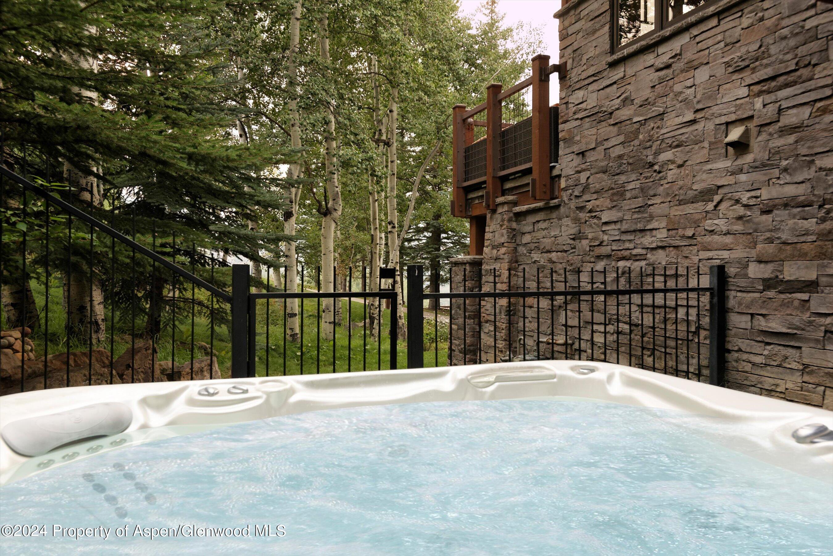 227 Faraway Road, Unit 38 Snowmass Village, CO 81615 - Photo 61 of 71 a view of swimming pool and brick wall