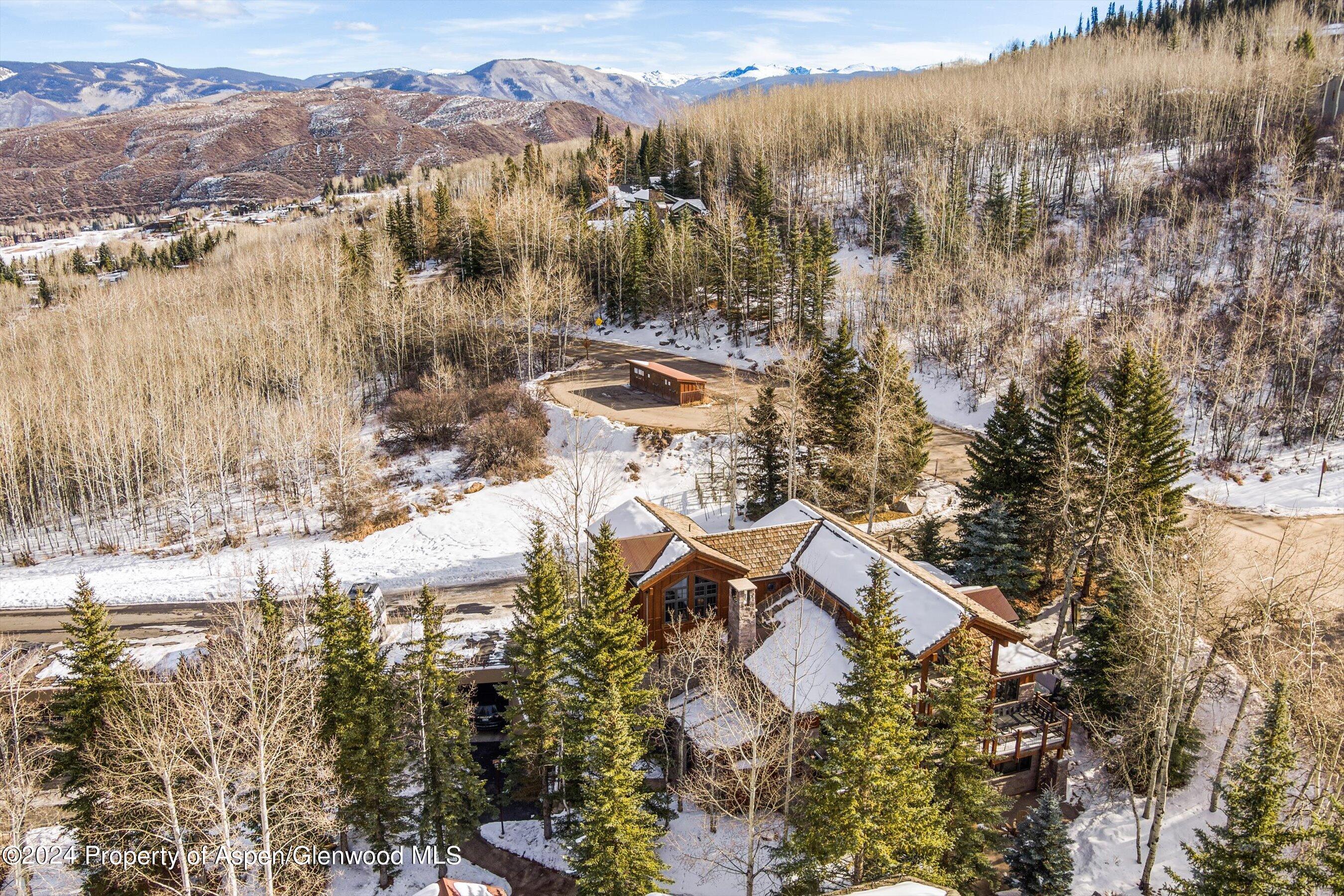 227 Faraway Road, Unit 38 Snowmass Village, CO 81615 - Photo 69 of 71 a view of a house with a mountain