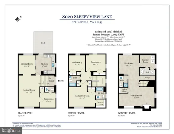 $3,150 | 8020 Sleepy View Lane, Springfield, VA 22153