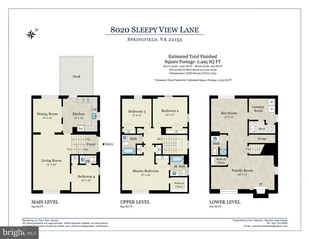 $3,150 | 8020 Sleepy View Lane, Springfield, VA 22153