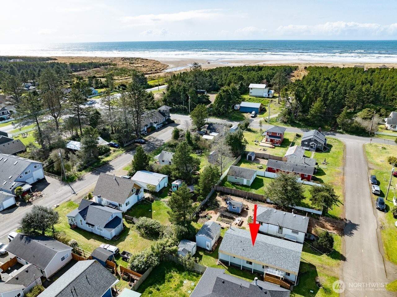 1308 263rd Place Ocean Park, WA 98640 - Photo 2 of 35 an aerial view of residential houses with outdoor space and street view