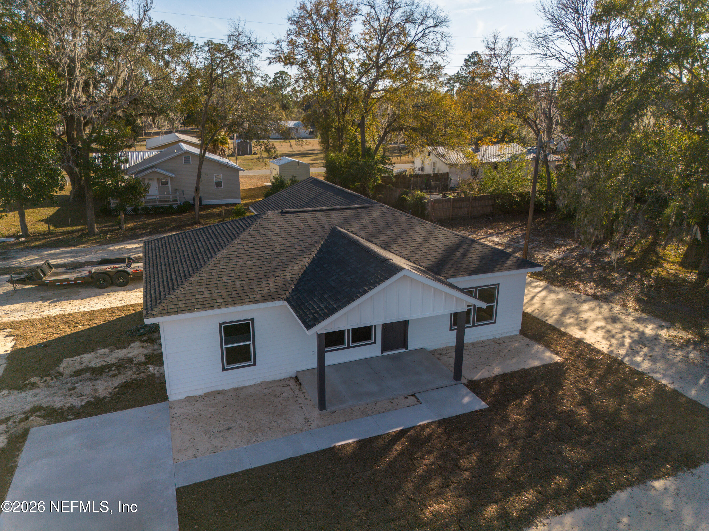 220 Southwest 3rd Street Lake Butler, FL 32054 - Photo 36 of 40 a aerial view of a house with a yard
