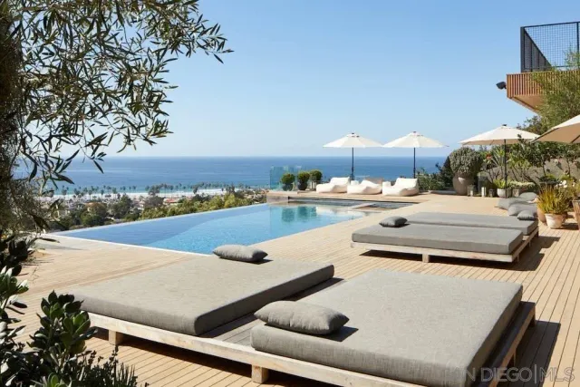 a outdoor space with furniture