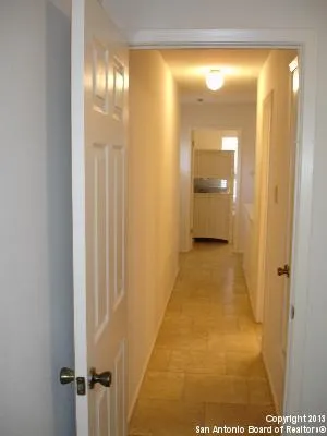 a view of backyard of house