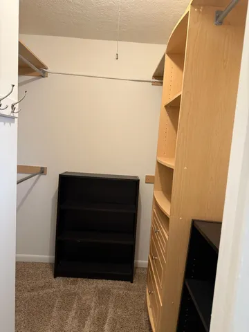 a view of walk in closet