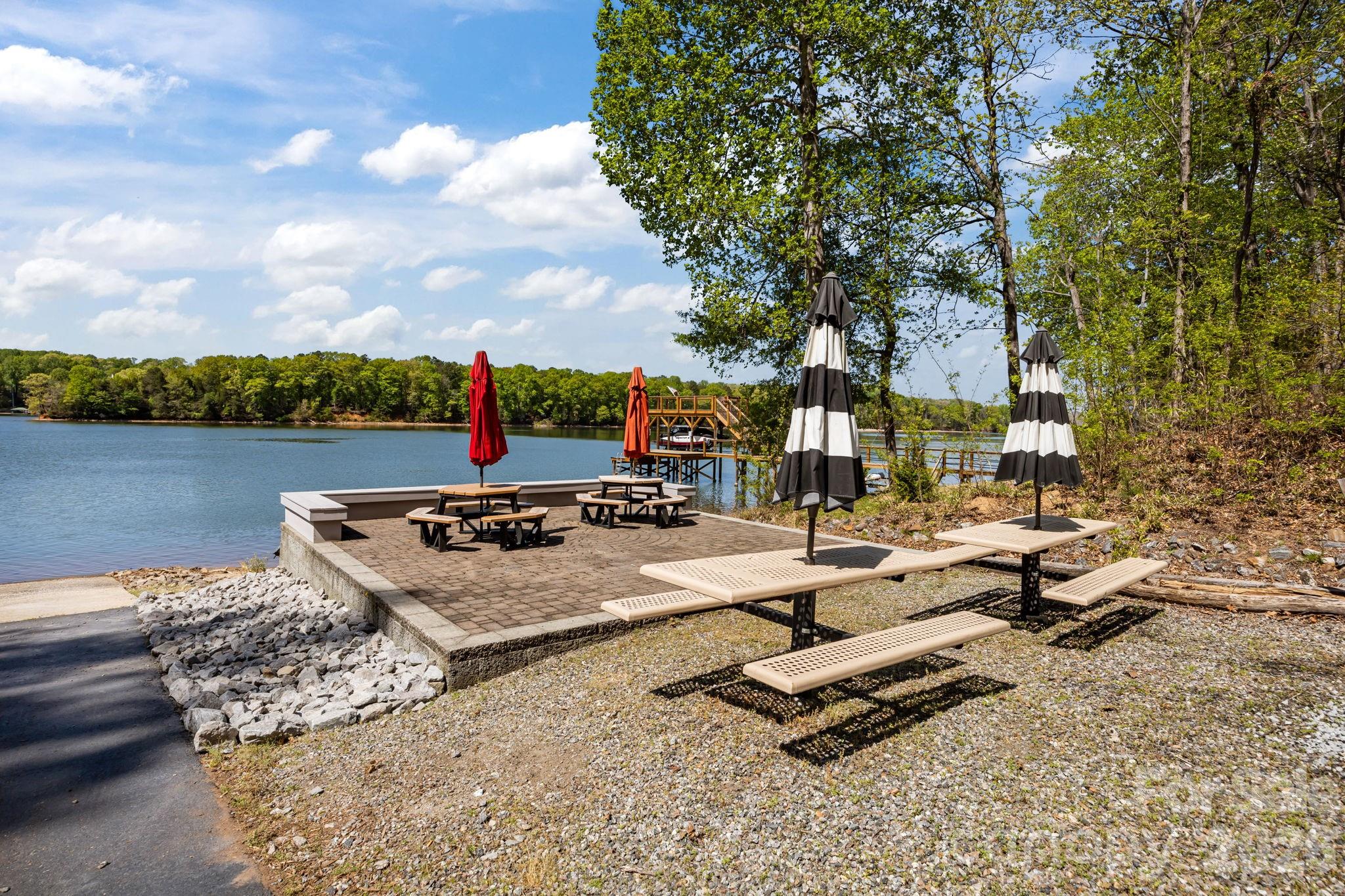 120 Laurel Ridge Drive Statesville, NC 28677 - Photo 47 of 48 a view of a lake with sitting area