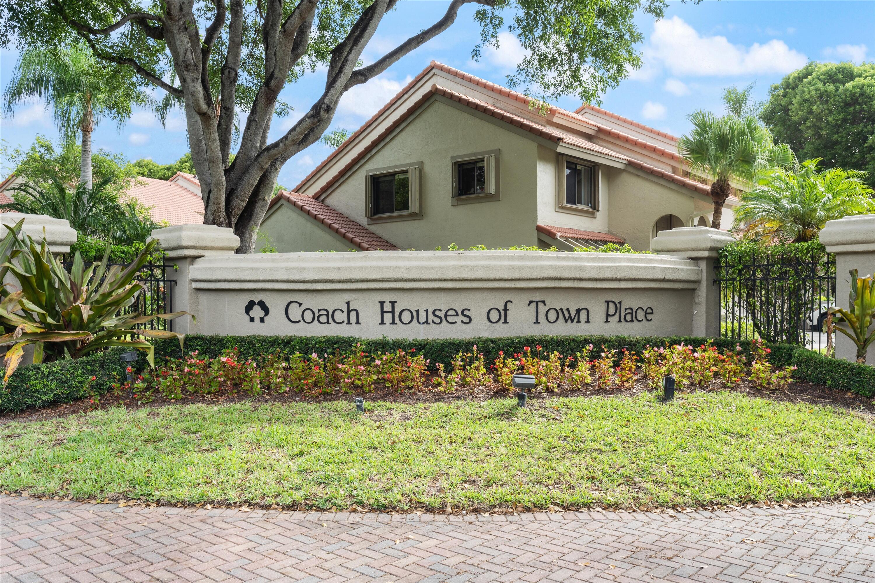 Entrance Sign for Coach Houses