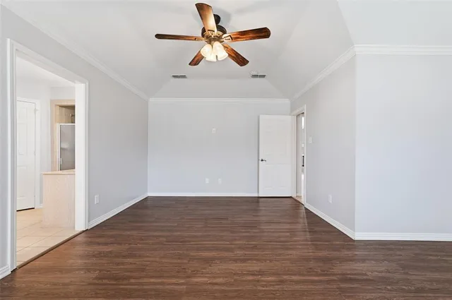wooden floor in an empty room