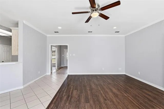 wooden floor in an empty room
