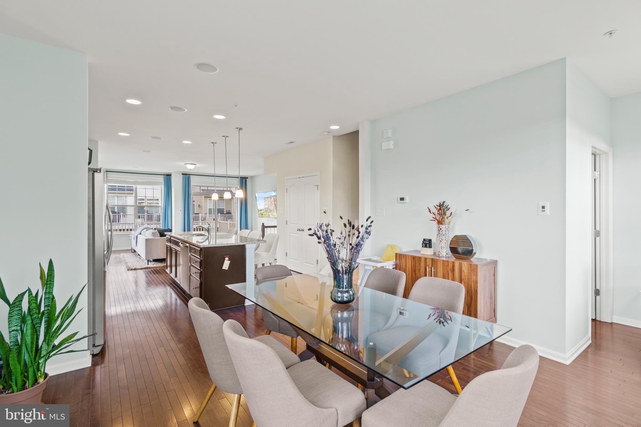 7400 Four Gardens Road Brandywine, MD 20613 - Photo 11 of 36 Dining room with view of Kitchen and Family Room