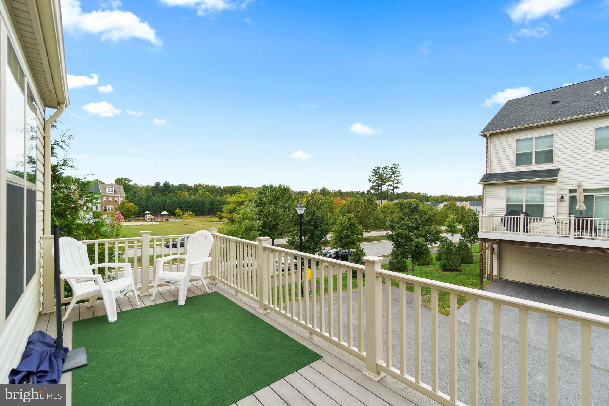 7400 Four Gardens Road Brandywine, MD 20613 - Photo 33 of 36 View of the Deck off the 2nd Floor Family Room