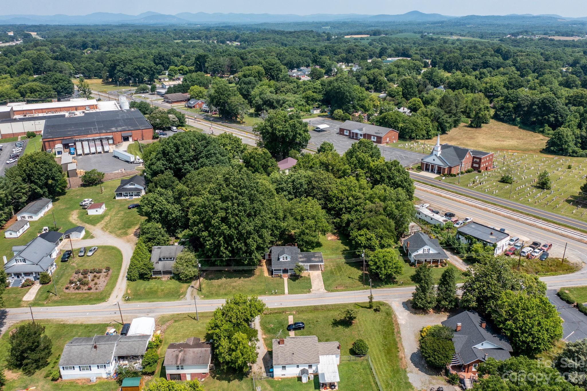 60 Hunter Bridge Road Stony Point, NC 28678 - Photo 29 of 43 an aerial view of residential houses with outdoor space