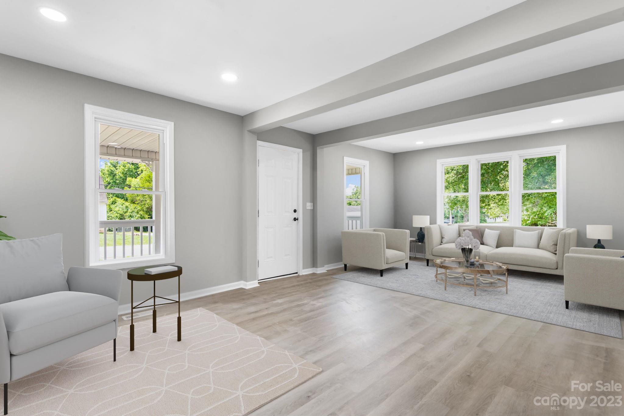 60 Hunter Bridge Road Stony Point, NC 28678 - Photo 5 of 43 a living room with furniture and a window