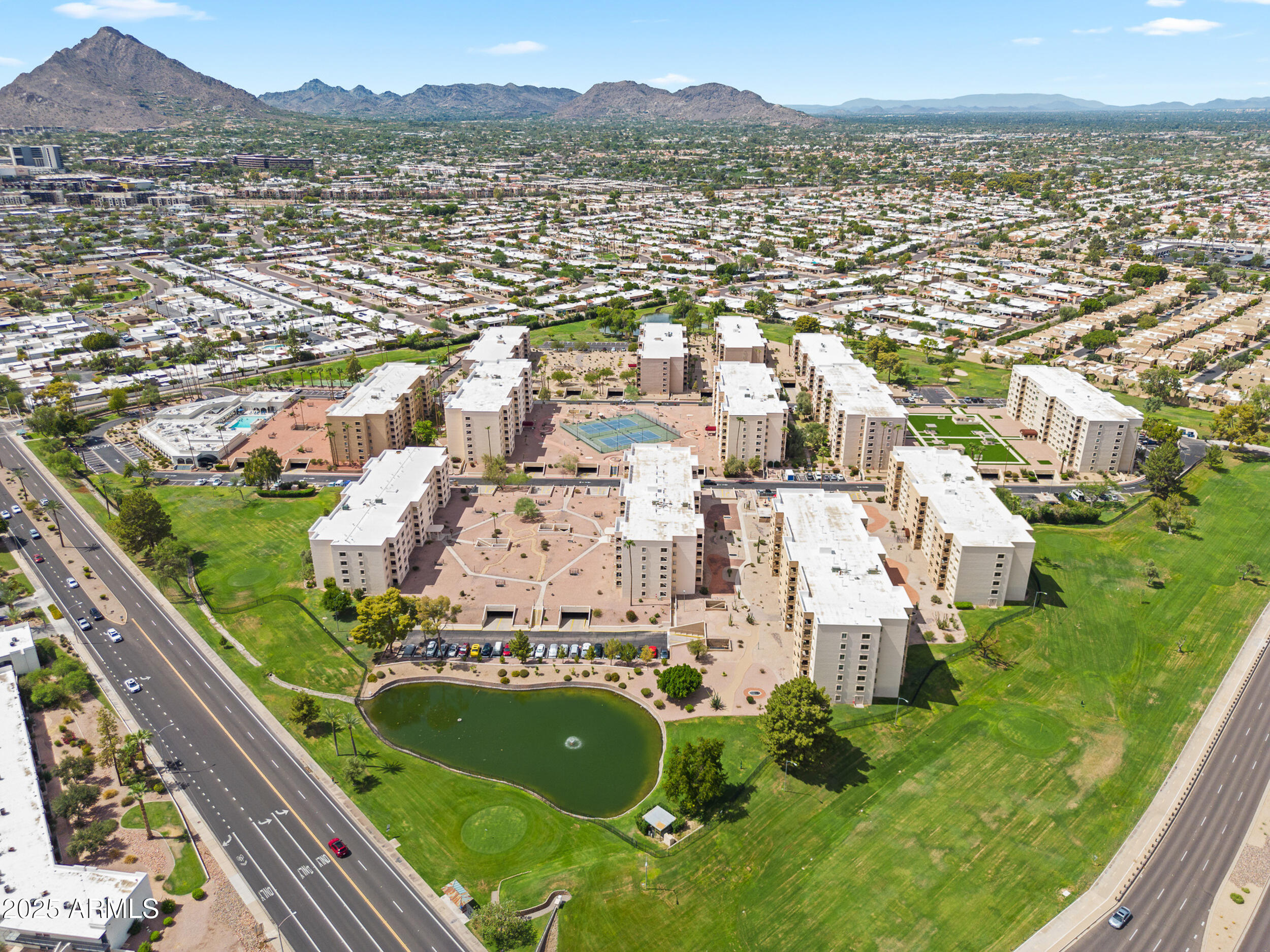 7920 East Camelback Road, Unit 601 Scottsdale, AZ 85251 - Photo 34 of 35 Community Aerial