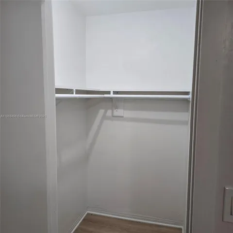 a close up view of racks on the wall