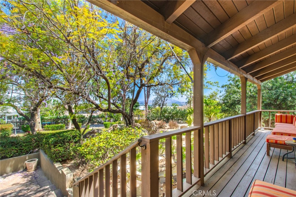 7241 Old Temescal Road Corona, CA 92881 - Photo 5 of 47 a view of balcony with wooden floor