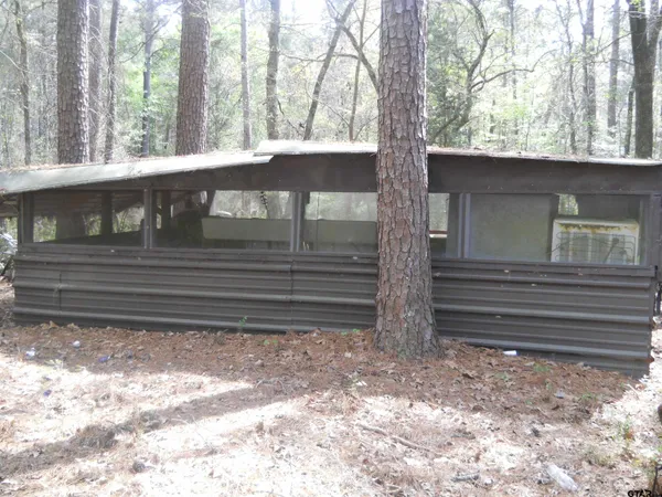a backyard of a house