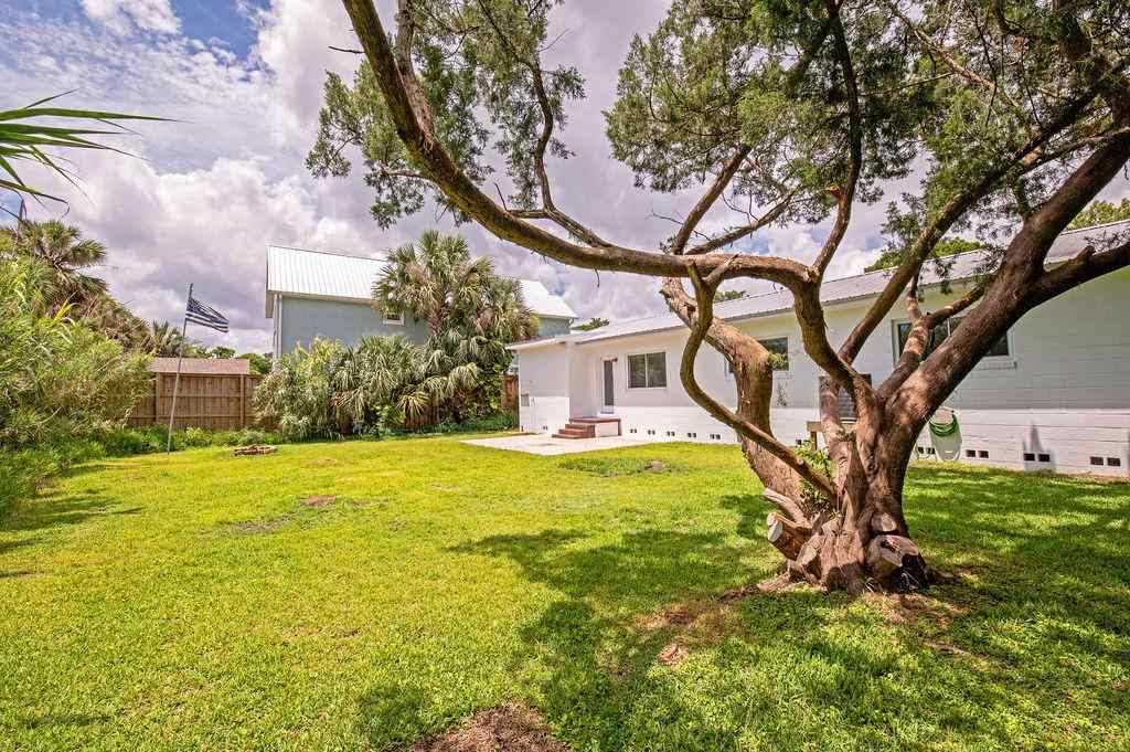 118 Menendez Road St. Augustine, FL 32080 - Photo 28 of 31 a backyard of a house with lots of green space