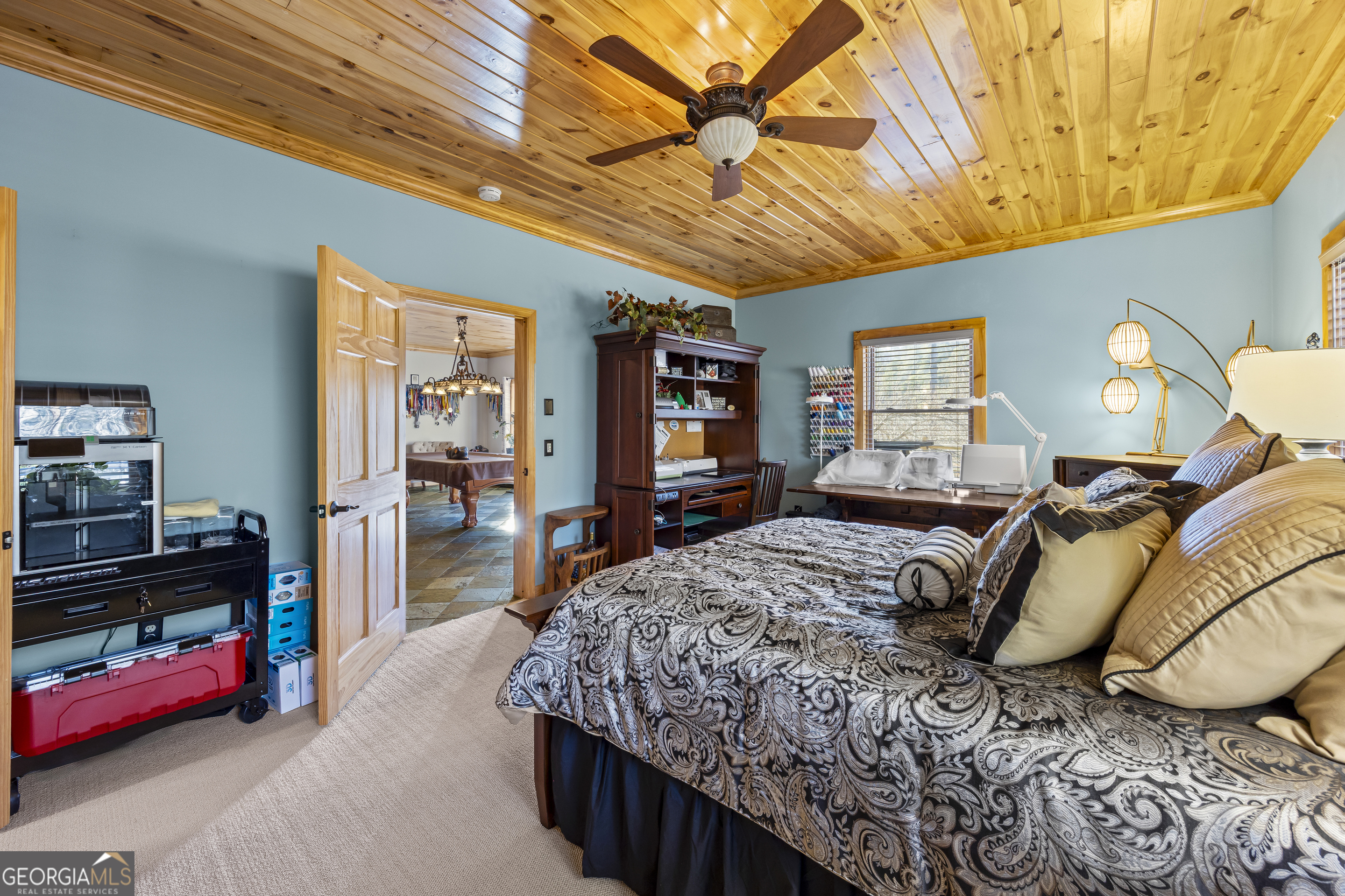 299 Celestial Circle Clayton, GA 30525 - Photo 50 of 89 a bedroom with a bed and a walk in closet