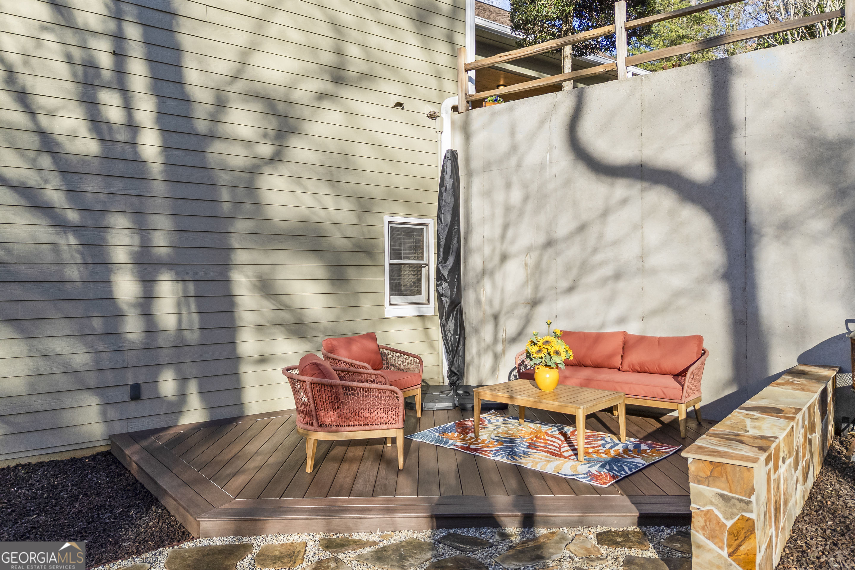 299 Celestial Circle Clayton, GA 30525 - Photo 70 of 89 a backyard of a house with seating space