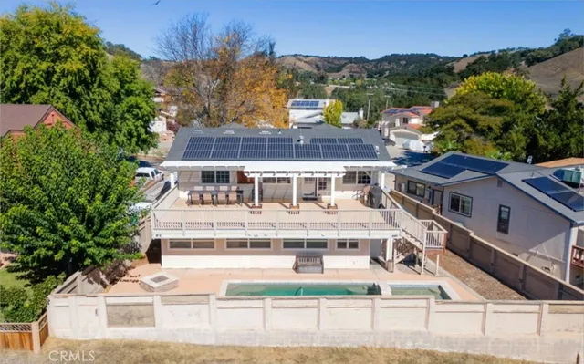 a house with a garden