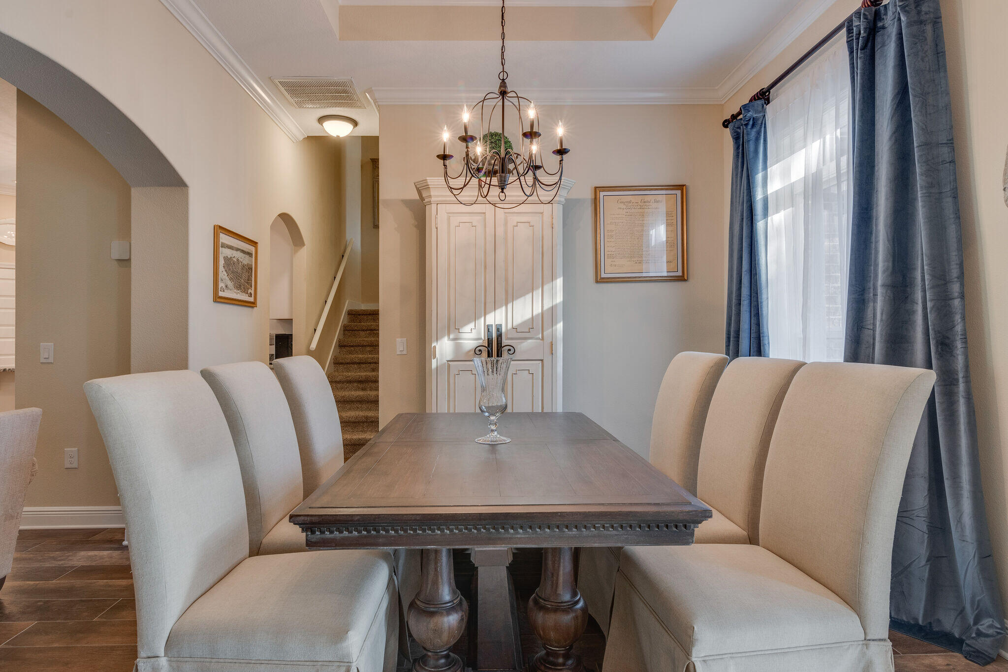 8640 Sand Pine Drive Navarre, FL 32566 - Photo 10 of 58 a view of a dining room with furniture and window