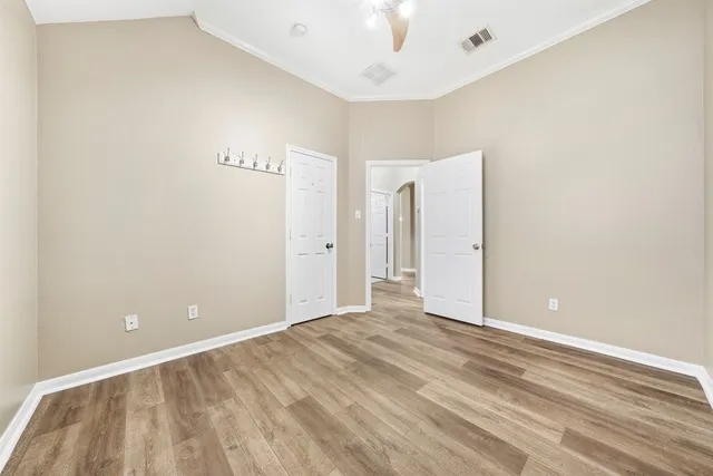 a view of an empty room