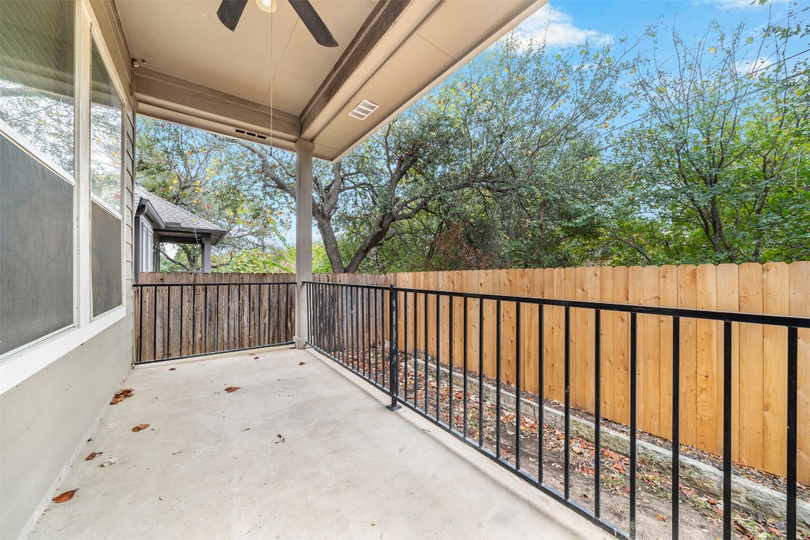 2989 Peacemaker Street Round Rock, TX 78681 - Photo 38 of 40 a view of balcony