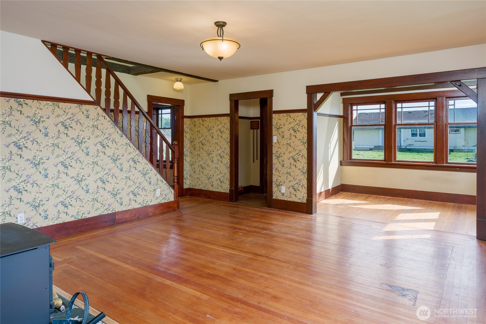5625 Fisherman Bay Road Lopez Island, WA 98261 - Photo 16 of 40 a view of an entryway with wooden floor