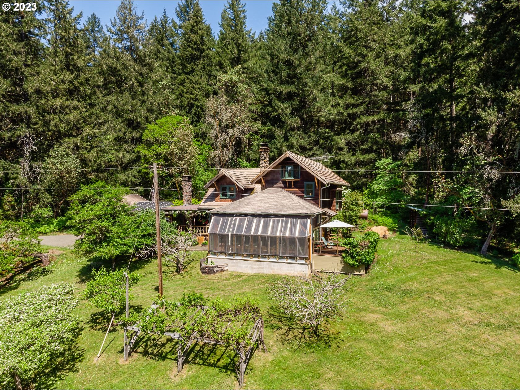 24739 Demming Ridge Road Elmira, OR 97437 - Photo 42 of 48 Drone View/UAV