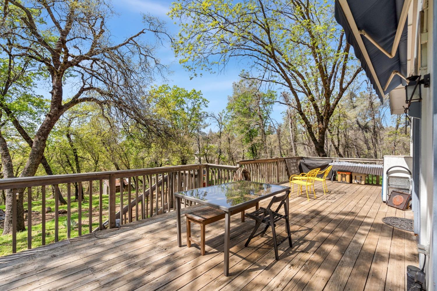 5271 Caprine Road Greenwood, CA 95635 - Photo 19 of 39 a view of a chairs and tables in the balcony