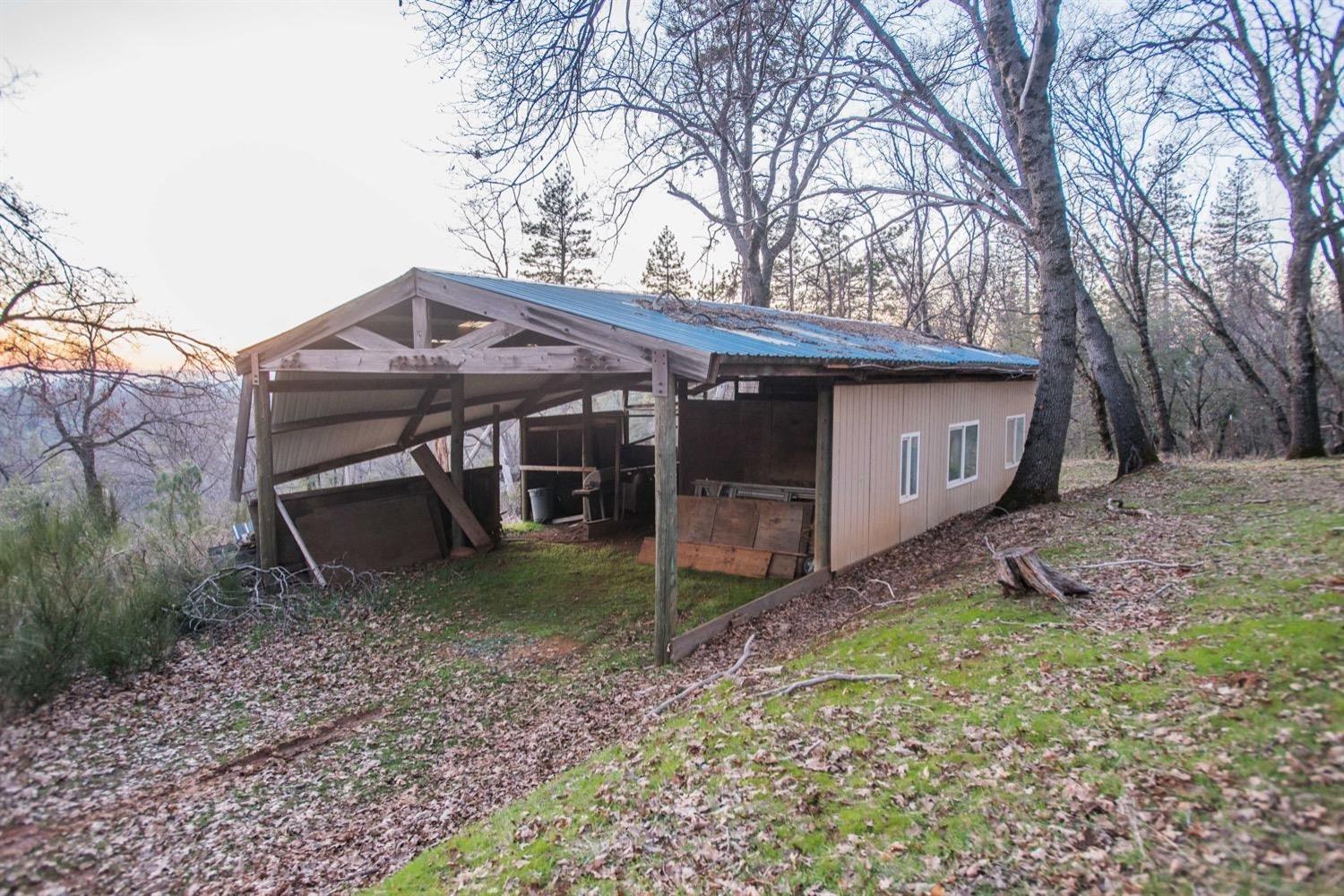 5271 Caprine Road Greenwood, CA 95635 - Photo 24 of 39 a view of a house with a yard and hanging chair