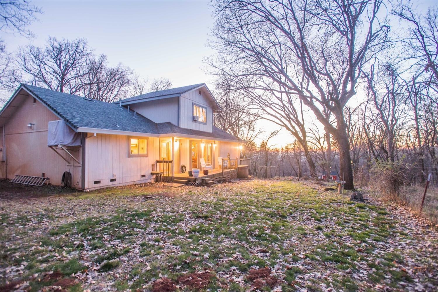 5271 Caprine Road Greenwood, CA 95635 - Photo 34 of 39 a view of a house with a yard