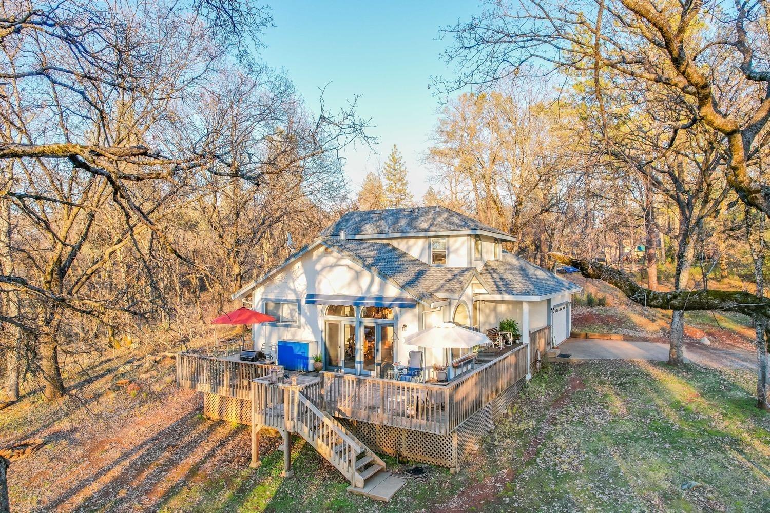 5271 Caprine Road Greenwood, CA 95635 - Photo 37 of 39 a view of house with yard and sitting area