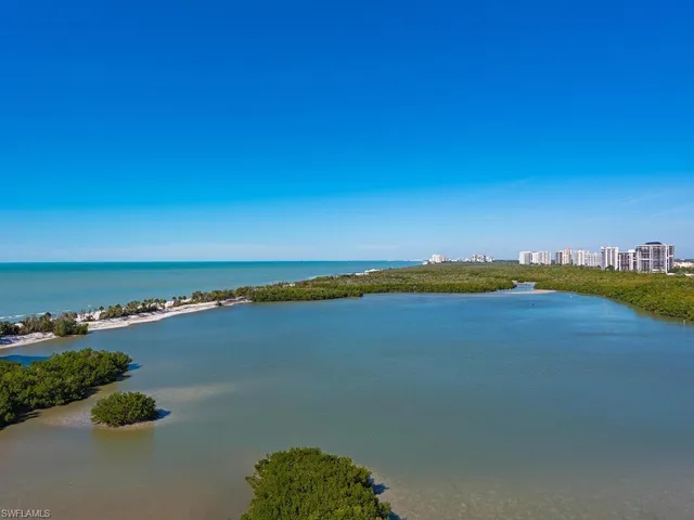a view of an ocean and city view