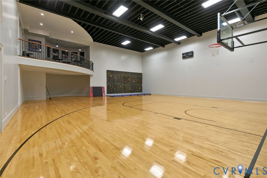 785 Oak Spring Lane Manakin-Sabot, VA 23103 - Photo 74 of 96 Half size basketball court with climbing wall and