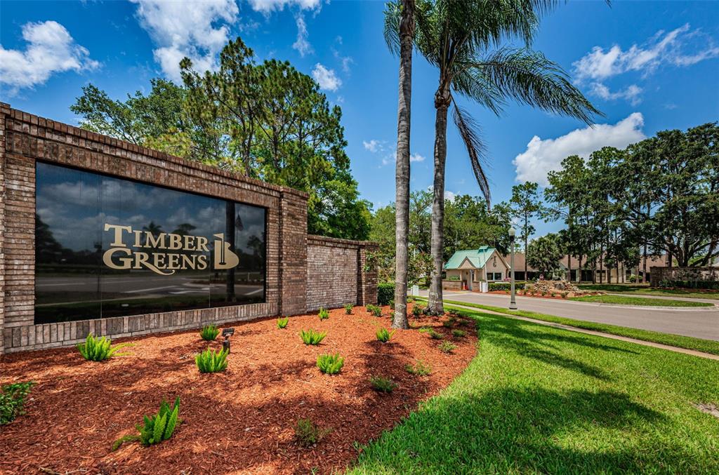 9630 Green Needle Drive New Port Richey, FL 34655 - Photo 23 of 23 a view of backyard with a sign board