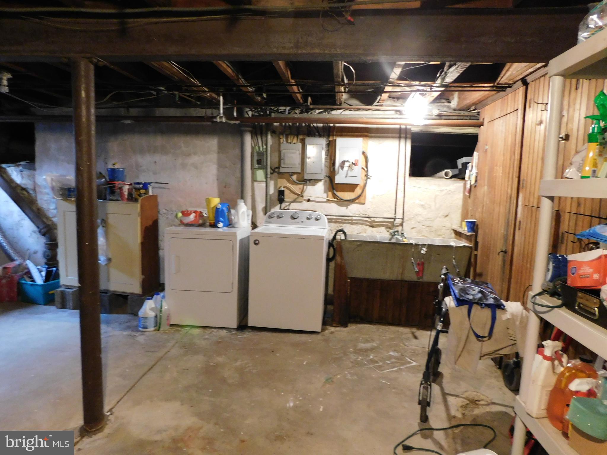 5 West Chelfield Road Glenside, PA 19038 - Photo 42 of 73 Basement laundry area w/washer, dryer & double tub