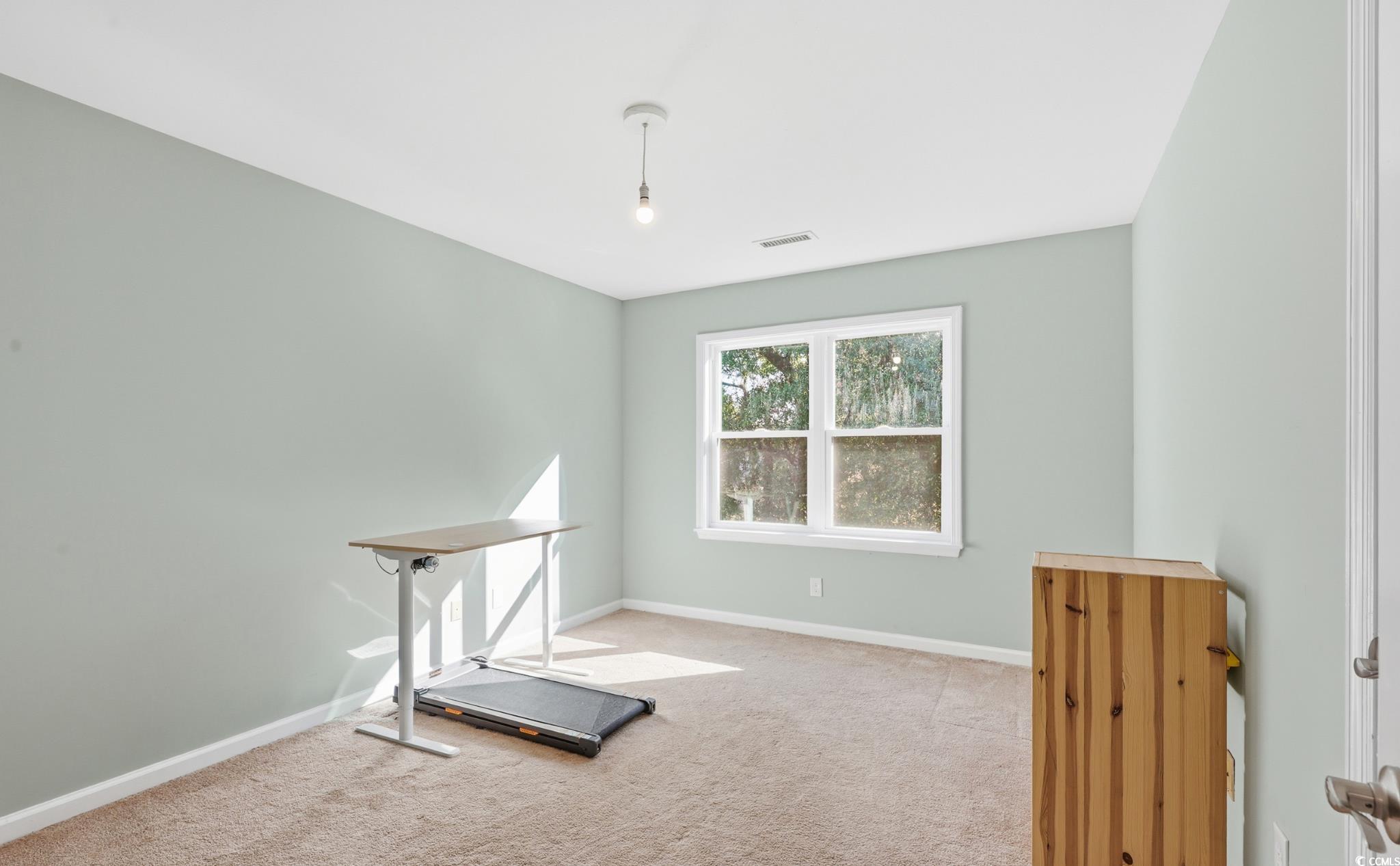 78 Wicklow Way Pawleys Island, SC 29585 - Photo 13 of 37 Workout area featuring baseboards and carpet flooring