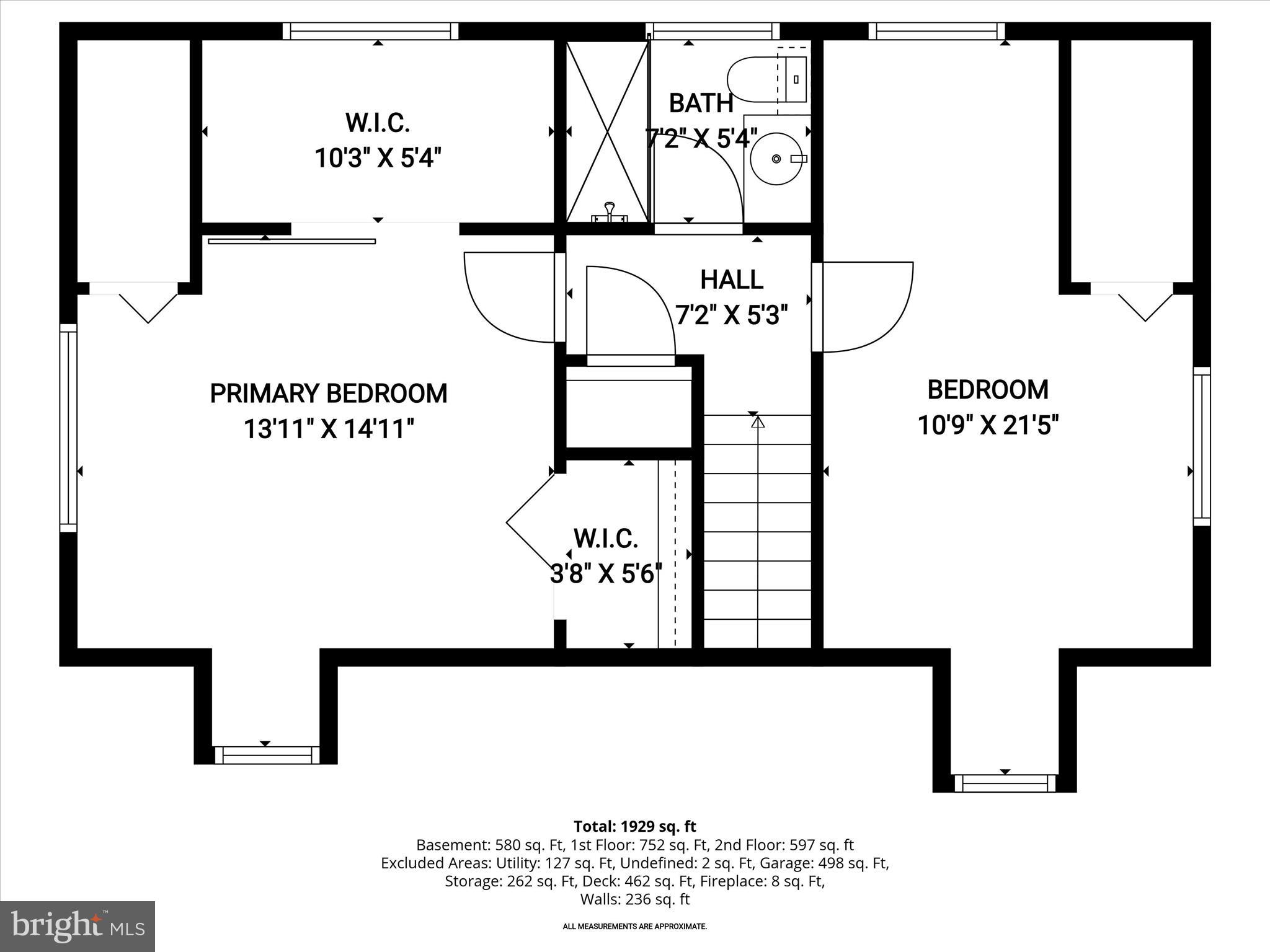 220 Everett Road Monkton, MD 21111 - Photo 34 of 36 Upper Level Floor Plan