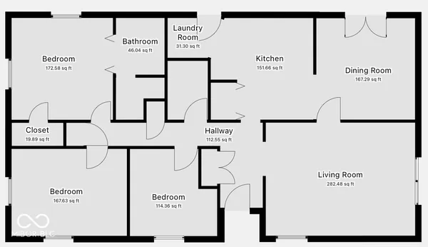 $164,400 | 11120 McDowell Drive, Indianapolis, IN 46229