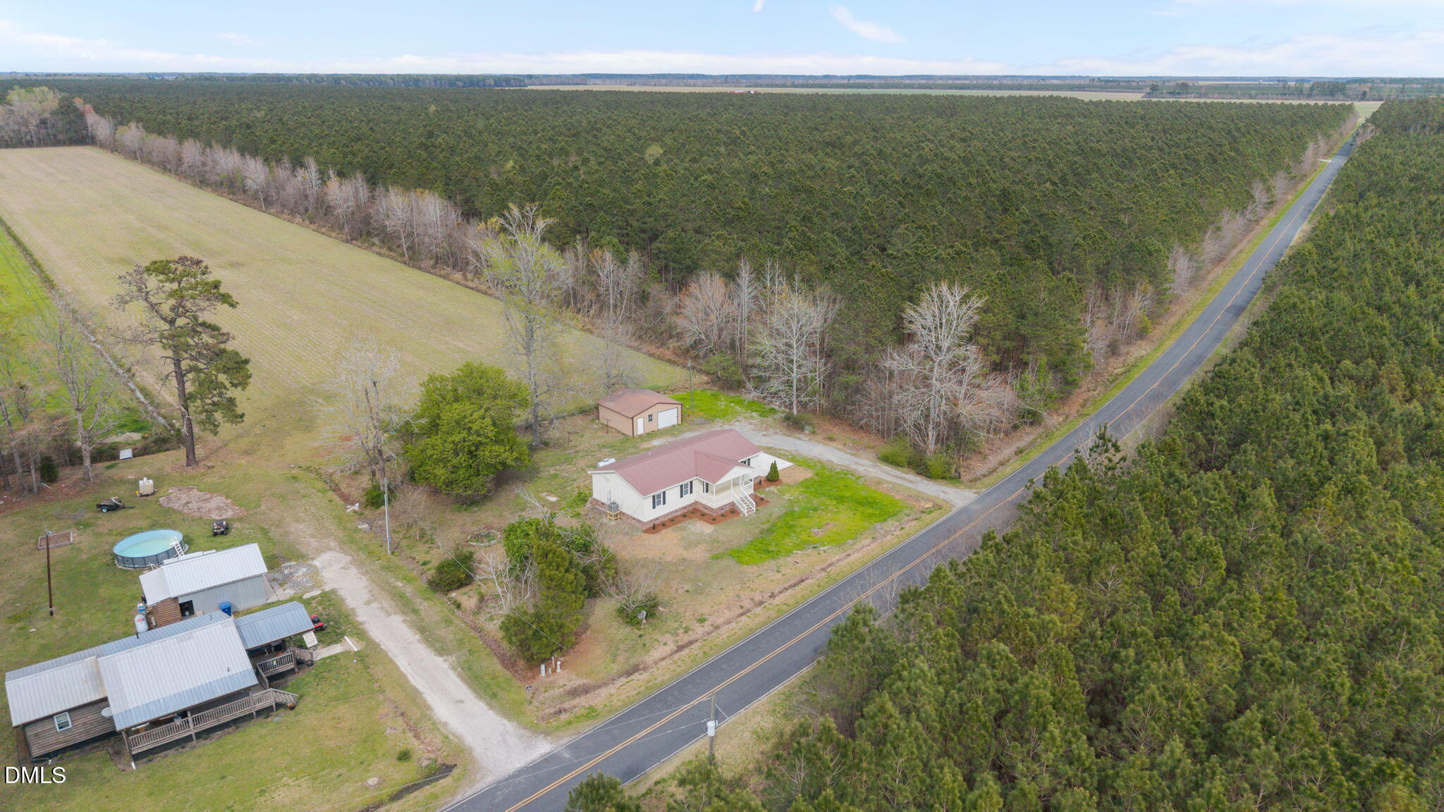 3285 Free Union Church Road Pinetown, NC 27865 - Photo 37 of 41 a view of a lake from a balcony