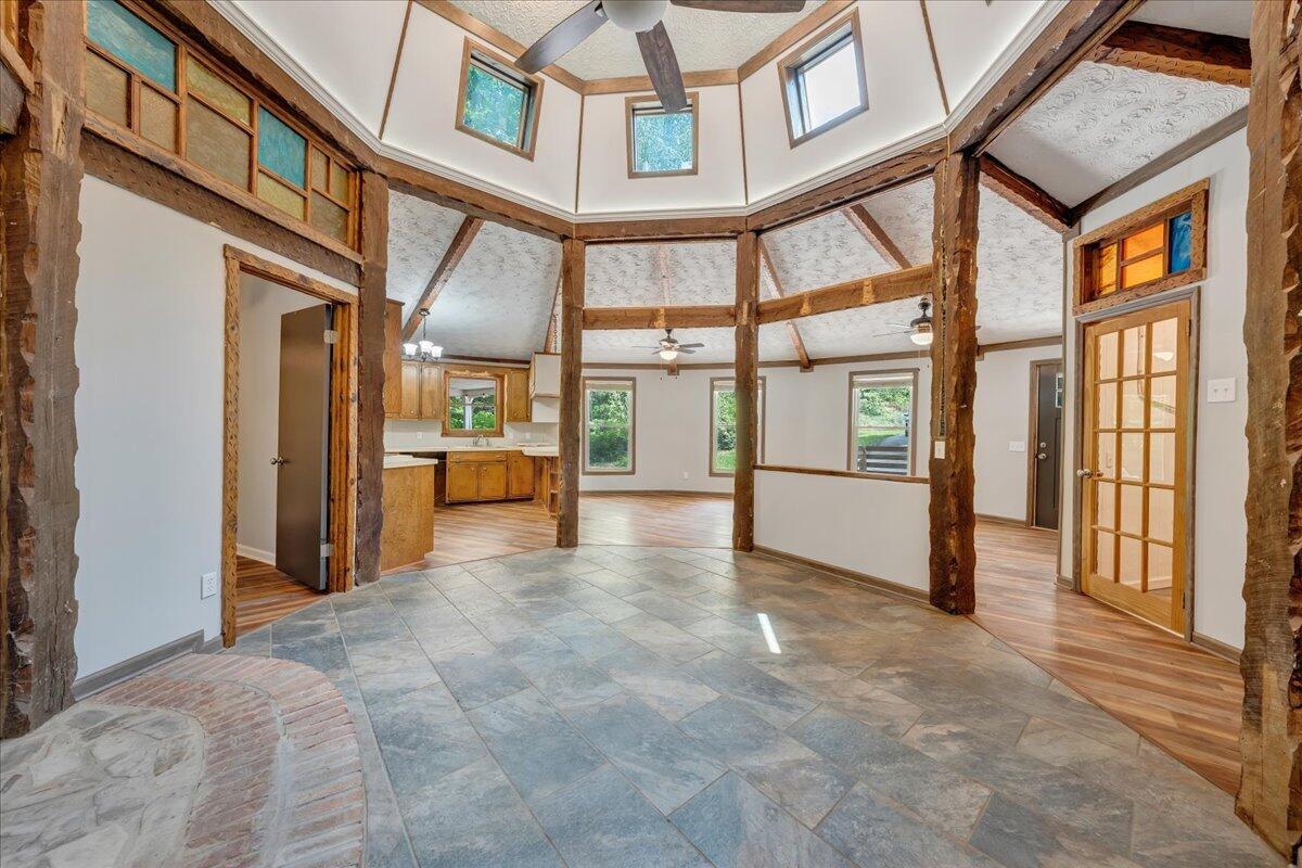 1902 Webbs Mill Road North Floyd, VA 24091 - Photo 23 of 30 a view of an entryway with a large window