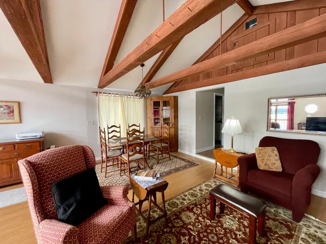 a outdoor living space with furniture