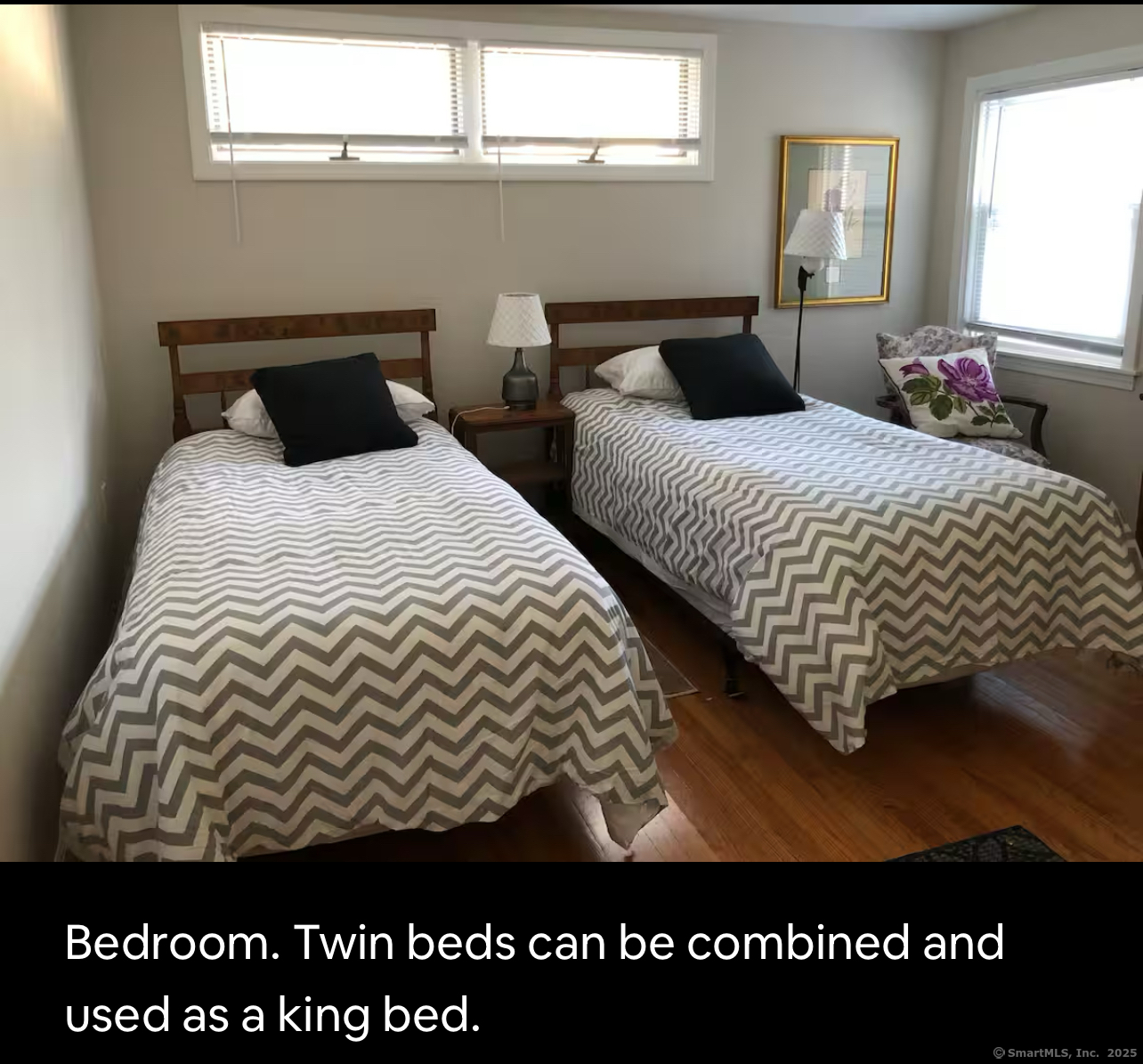 203 Pine Hollow Road Killingly, CT 06241 - Photo 32 of 33 a bedroom with two beds and a night stand