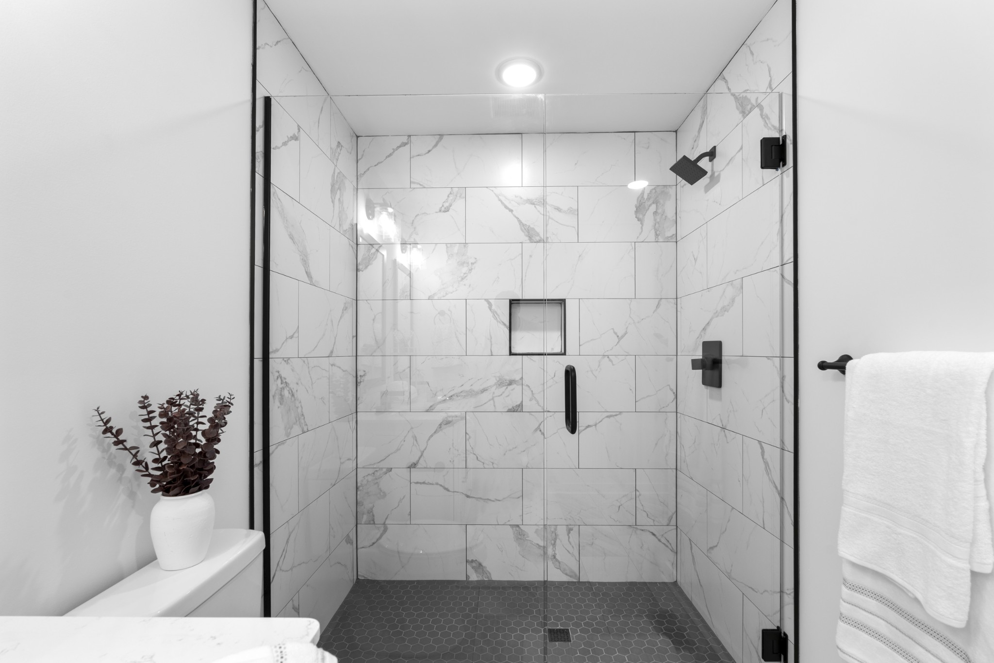 2210 Garners Creek Road Dickson, TN 37055 - Photo 24 of 67 a bathroom with a shower and a toilet