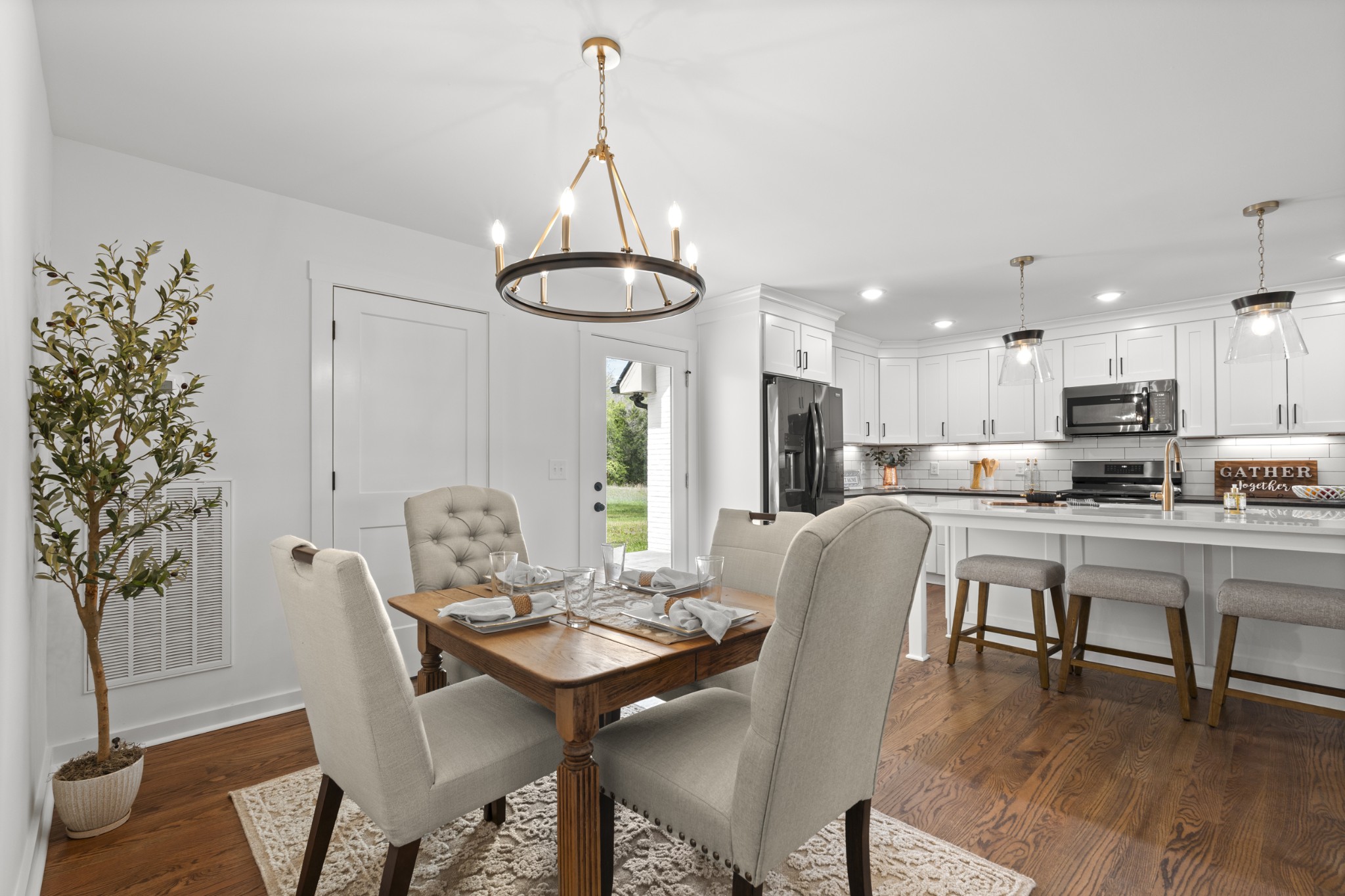 2210 Garners Creek Road Dickson, TN 37055 - Photo 40 of 67 a view of a dining room with furniture window and wooden floor