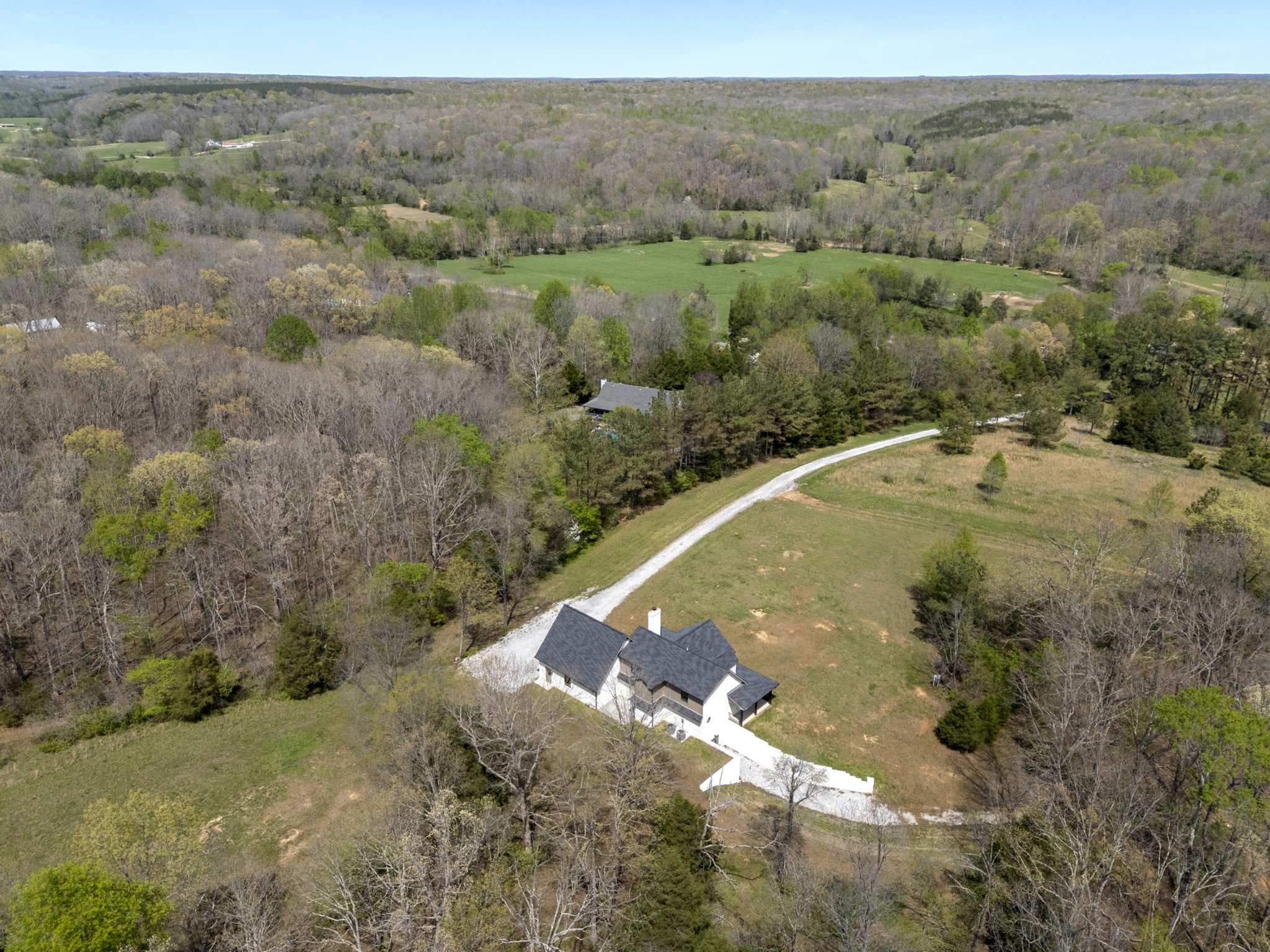2210 Garners Creek Road Dickson, TN 37055 - Photo 62 of 67 an aerial view of a house with a yard